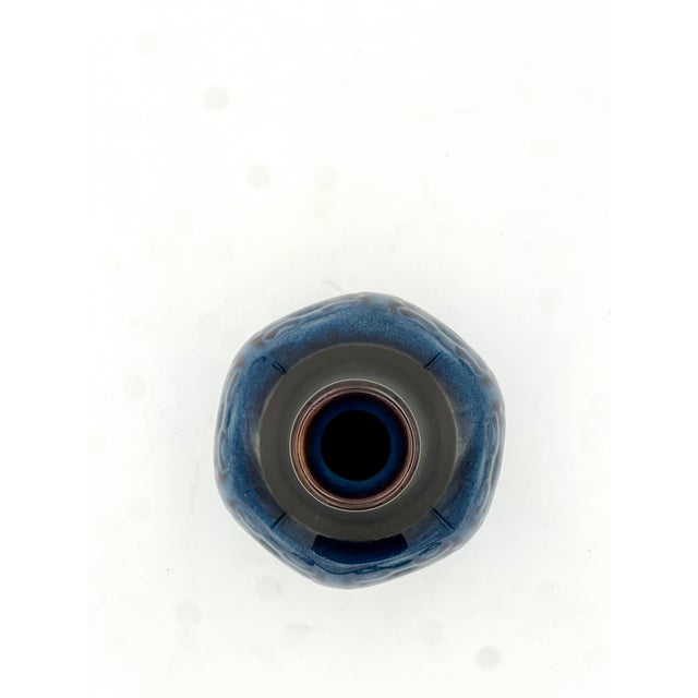 Einar Johansen Ceramic Vase Blue Series by Einar Johansen for Soholm, 1960s For Sale - Image 4 of 6