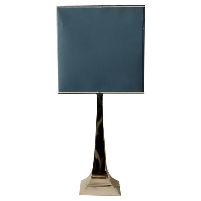 1970s Chrome Table Lamp attributed to Tonello & Grillo for High Society, Italy, 1970s For Sale - Image 5 of 5