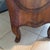 Wood Antique Mahogany Queen Anne Style Demi Lune Console Table For Sale - Image 7 of 10