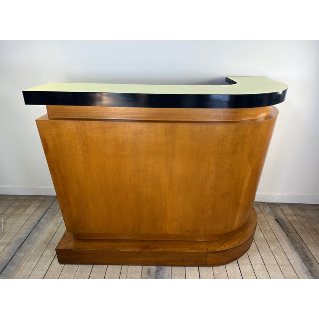 Vintage Bar in Oak Veneer with Formica Top, 1950s For Sale - Image 16 of 16