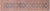 Blue Shabby Chic Ziegler Blue/Red Wool Runner Rug- 3'1'' X 14'5'' For Sale - Image 8 of 10