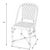 Spritely Home Accent Furniture Tenor 18.5 in. Seat Height Rattan Side Dining Chair with Back, Black For Sale - Image 4 of 11
