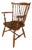 Ethan Allen Heirloom Nutmeg Braceback Windsor Arm Chair 10-6020a For Sale