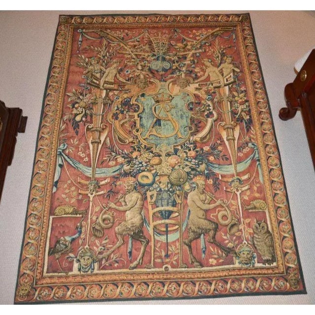 Stunning Vintage French Tapestry, King Sigismond of Krakow, Poland For Sale In New York - Image 6 of 6