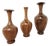 Vintage Wooden Vases by Maurice Bonami, 1970s, Set of 3 For Sale