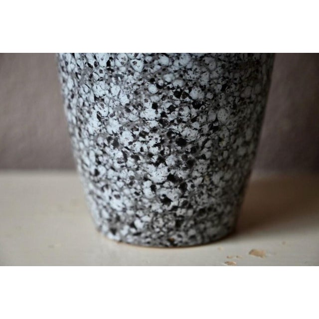 1960s Vintage Ceramic Vase with Grey Marble Top from Scheurich, 1960s For Sale - Image 5 of 9