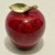 Metal Vintage Carved Red Marble Apple Paperweight - Styled After Mangani / Italian Stone Fruit For Sale - Image 7 of 9