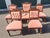 Fine Set 5 Victorian Parlor Chairs in a Blush Tone Upholstery For Sale - Image 11 of 12