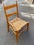 Vintage Turned Wood Chairs with Straw Seats by Yngve Ekström, 1950s, Set of 6, in Very Good conditions. Designed 1950 to...