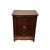 19.5" Natural Wood Pattern Brown 2 Doors Small Cabinet Chest For Sale In San Francisco - Image 6 of 10