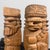 Handcrafted woodcarvings from the Ainu people, this set features an Ainu man and woman and was created in the 1960s....