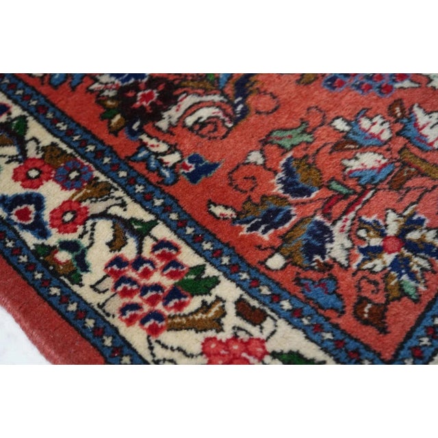Brown Sarouk Rug 2'10'' X 7'1'' For Sale - Image 8 of 12
