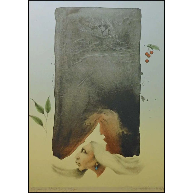 "Spring New Song" by Frank Howell Original Limited Edition Lithograph on Paper Hand signed, titled and numbered by the...