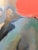 Large 1970s Abstract Oil Painting Portrait, Man in a Suit, Newly Framed For Sale In Miami - Image 6 of 10