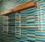 1960s Mid-Century Modern String Shelf with Illuminated Covers in Dark Wood Veneer and White Ladders from Musterring International, 1960s For Sale - Image 5 of 16