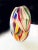 Wood Abstract Vase in Milky-White Murano Style Glass with Multicolored Reeds from Simoeng For Sale - Image 7 of 8