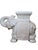 Hollywood Regency Vintage 1970's Elephant Garden Stool For Sale - Image 3 of 9