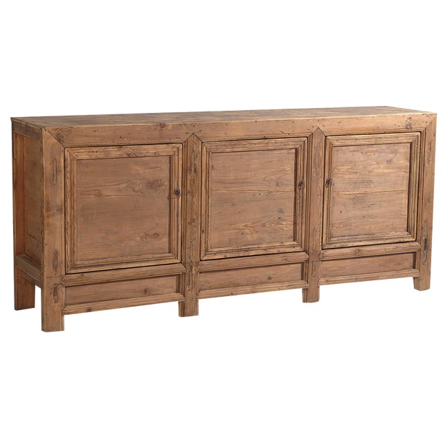 Brown Wooden Sideboard, 1900s For Sale