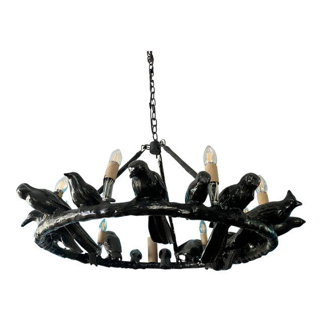 Flock Chandelier by Oly Studio For Sale