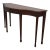 Maitland Smith Leather Top Mahogany Adam Style Console Table For Sale