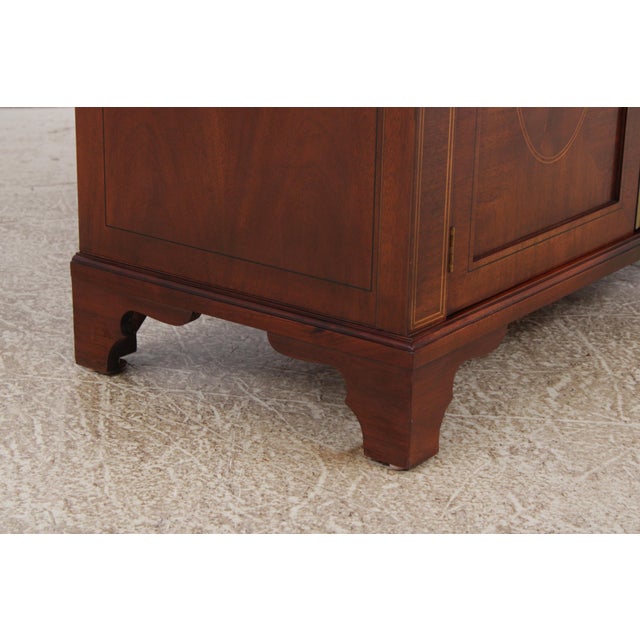 Baker Historic Charleston Dome Top Mahogany China Cabinet For Sale - Image 9 of 18