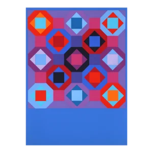 Untitled, Victor Vasarely Screen Print
