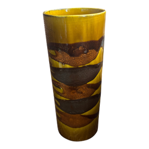 1950s Mid Century Modern Royal Haeger Earthwrap Vase 12”h