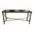 1980s Giacometti Inspired Iron Console With Snake Detail For Sale