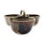 Brown Benitta Pauly California Studio Pottery Triple Condiment Server — Signed, 1991 For Sale - Image 8 of 11