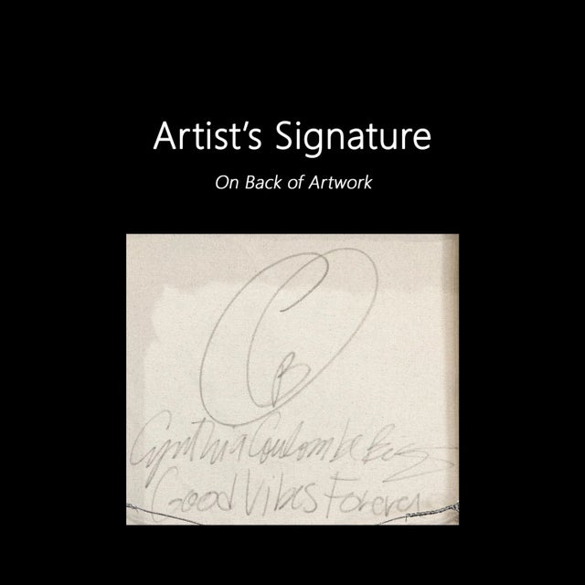 "Good Vibes Forever" Original Artwork by Cynthia Coulombe-Bégin For Sale - Image 10 of 10