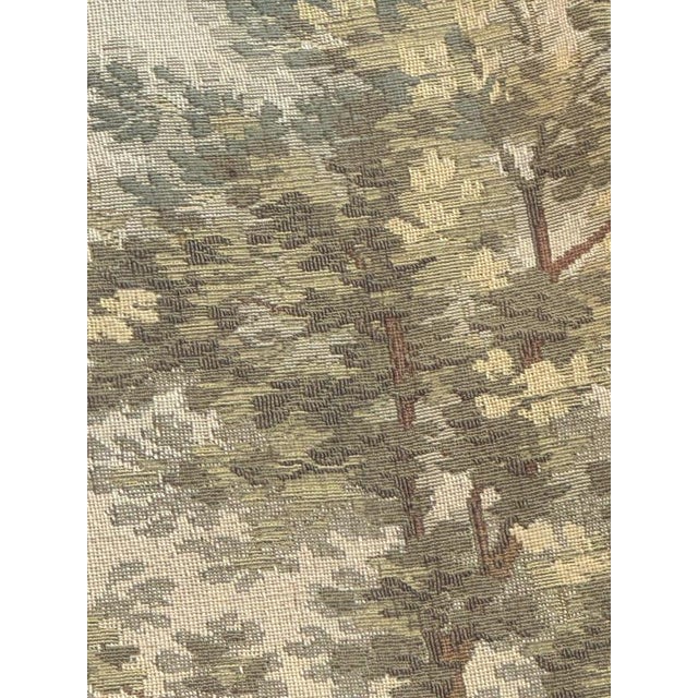 Mid-Century Modern French Aubusson Style Jacquard Tapestry, 1960s For Sale - Image 18 of 18