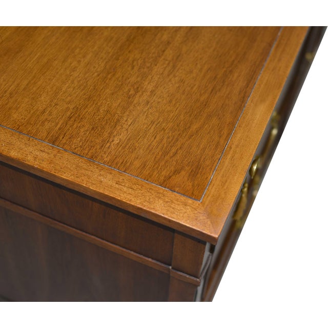 Mid Century Transitional 9 Drawer Lowboy Dresser by Drexel For Sale - Image 11 of 13
