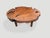 Andrianna Shamaris Sculptural Organic Modern Teak Wood Round Coffee Table For Sale - Image 4 of 5