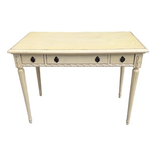 Shabby Chic Distressed Writing Table For Sale