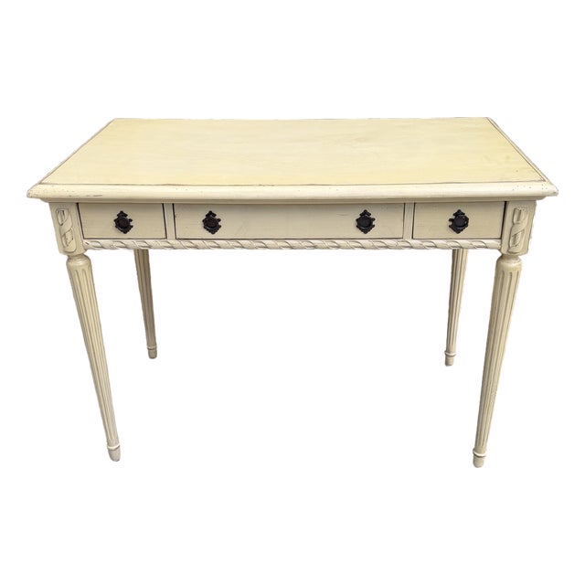 Shabby Chic Distressed Writing Table For Sale