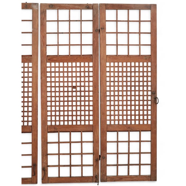 19th Century Korean Elm Wood Hanok Doors, Joseon Dynasty For Sale In Los Angeles - Image 6 of 10