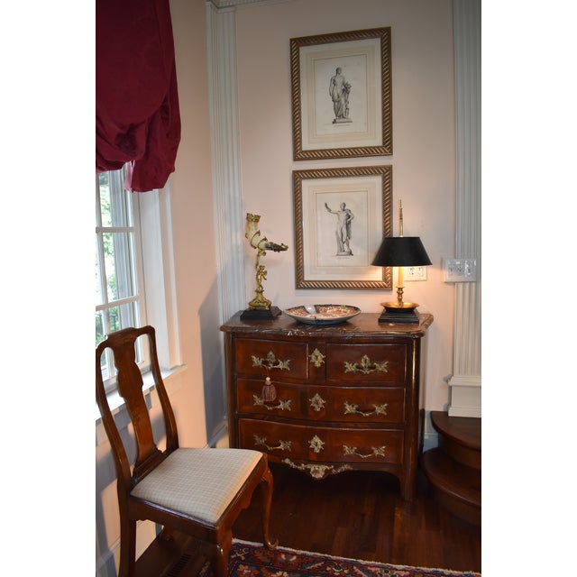 19th Century Large English Brass Chamber Stick Lamps - a Pair For Sale - Image 4 of 8