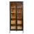 2020s Roland Iron & Oak Display Cabinet For Sale - Image 5 of 7