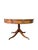 English Georgian Revival Mahogany 48.25" Drum Table With Green Tooled Leather Top, Circa 1900 For Sale - Image 4 of 18