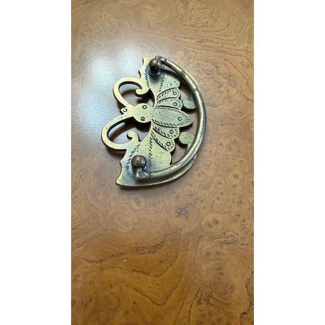 Brass 1970s Henredon Asian Dresser Pull For Sale - Image 8 of 9