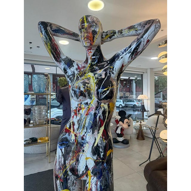 2000 - 2009 Silvio Formichetti, Life-Size Sculpture of a Woman, 2000s, Resin For Sale - Image 5 of 18