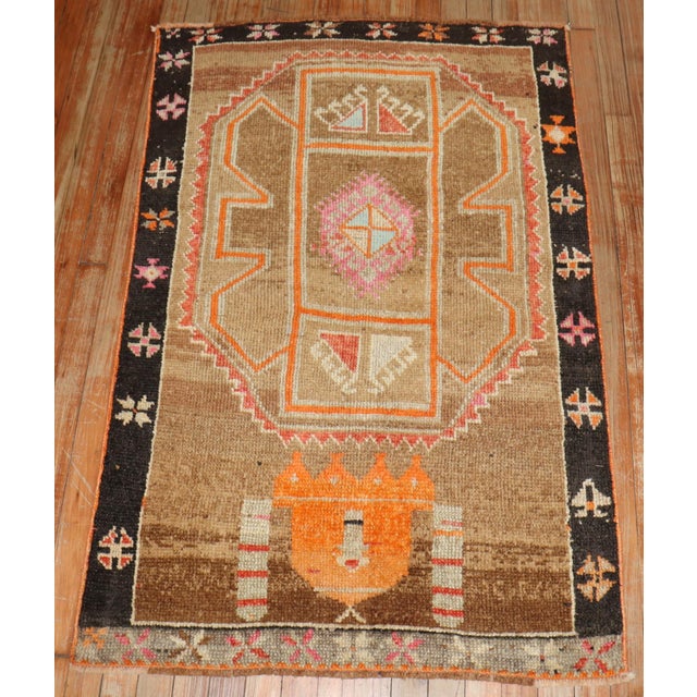 Mid 20th century Turkish Kars Rug