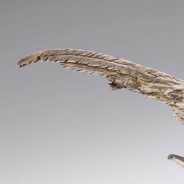 20th Century Silver Corkscrew in the Shape of Pheasant, England, 1991 For Sale - Image 10 of 15