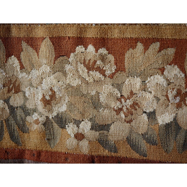 Beige French Castle Gobelin, 1740s For Sale - Image 8 of 11