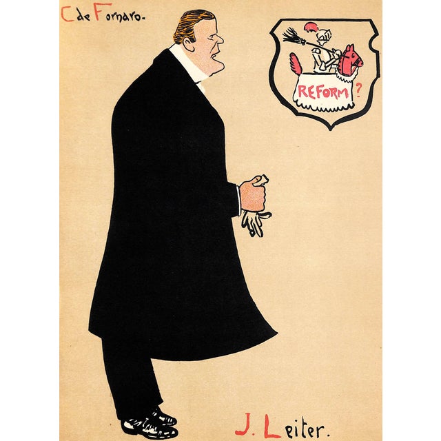 Art Sz: 13 3/4"H x 10 1/4"W Carlo de Fornaro (sometimes spelled Carlo di Fornaro) (1872–1949) was an artist, caricaturist,...