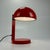 Mid-Century Modern Italian Table Lamp in Red, 1970s, in Very Good conditions. Designed 1970 to 1979 European Plug (up to...