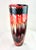 Mid 20th Century Murano Fratelli Toso Cased Art Glass Pulled Feather (Fenicio) Flame Vase - 13.75" For Sale - Image 10 of 12