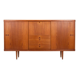 Danish Teak Highboard by Henry W. Klein for Bramin, Denmark, 1960s For Sale