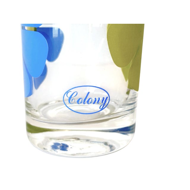 Colony Glass 1970s Mid-Century Modern Colony 'Moon Flower' Highball Glasses, Set of 6 For Sale - Image 4 of 4