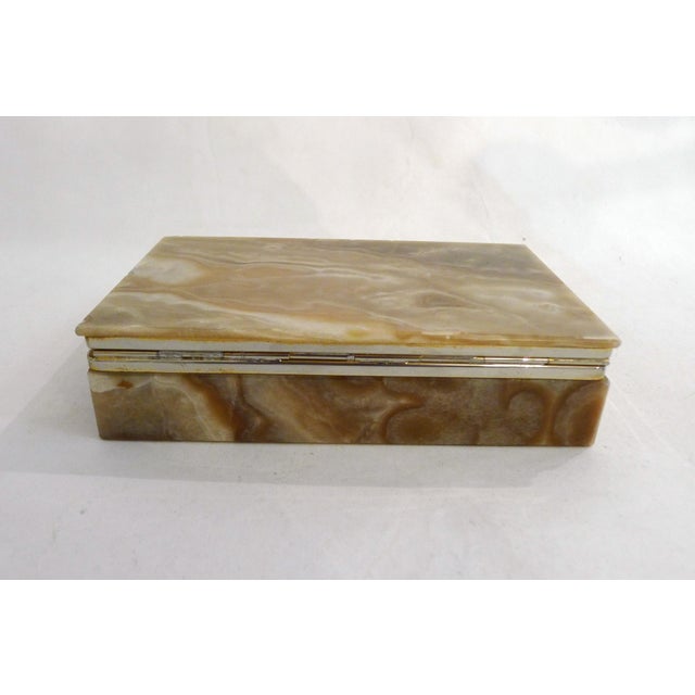 Large Italian Onyx Box, 1960s For Sale - Image 10 of 12